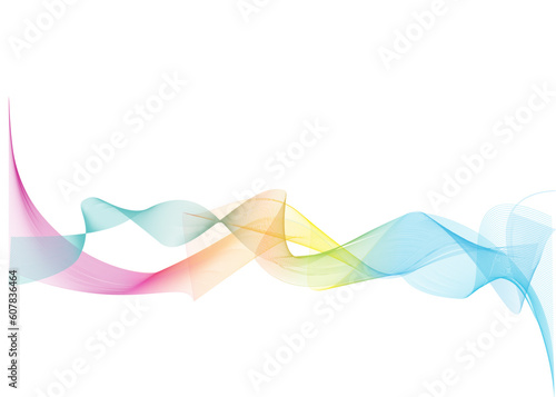 Abstract colorful background. spectrum wave.
