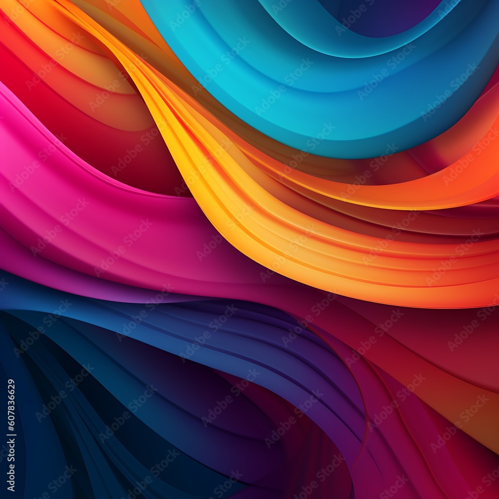 Fototapeta premium colorful abstract background Created with Generative AI