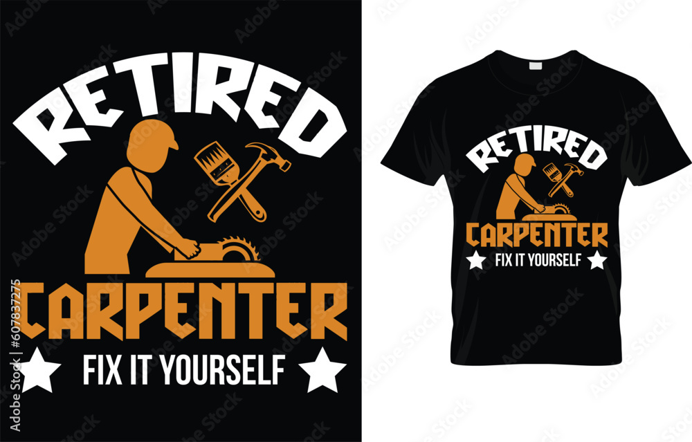 Funny Retired Carpenter T-Shirt Fix It Yourself T-Shirt Funny Retired Carpenter T-Shirt Fix It Yourself T-Shirt