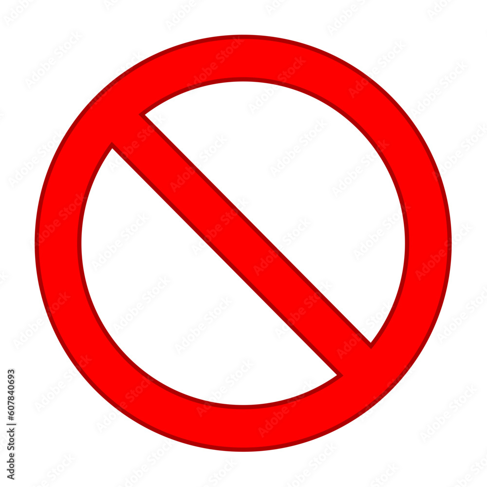 prohibited logo sign. no background is suitable for design, clipart, elements, etc prohibited logo sign. no background is suitable for design, clipart, elements, etc