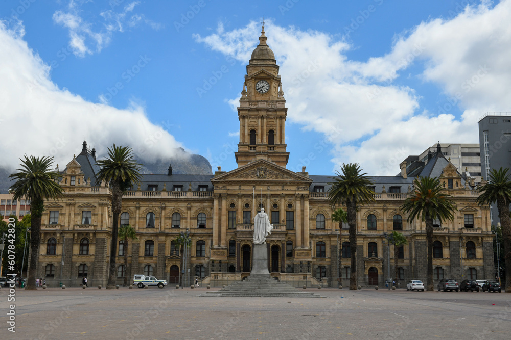 The city hall of Cape Town on South Africa