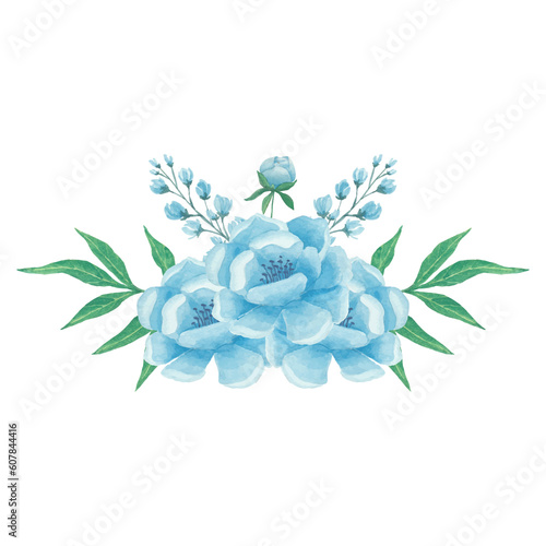 Flower bouquet, floral Clip art Element Transparent Background