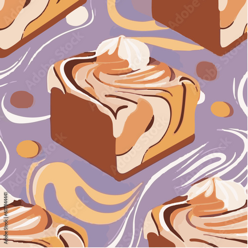 cute simple marble cake pattern, cartoon, minimal, decorate blankets, carpets, for kids, theme print design

