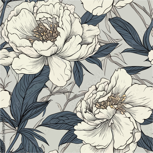 Paradise Peony Pattern