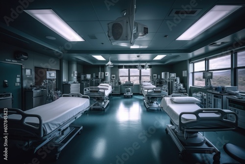 Hospitals and medical centers have a very characteristic professional photography ai generated