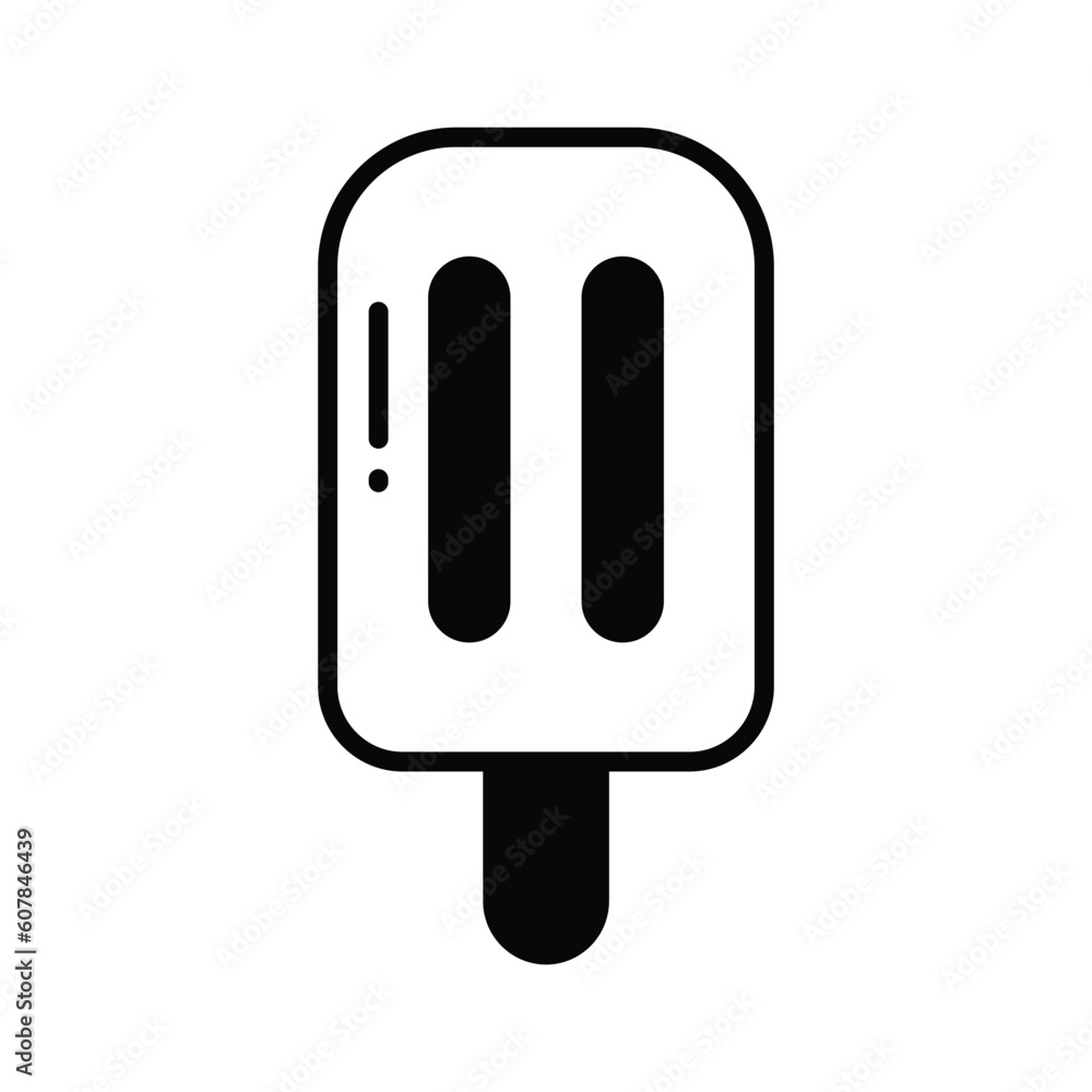 Ice pop icon in modern style, ready to use and download popsicle vector Ice pop icon in modern style, ready to use and download popsicle vector