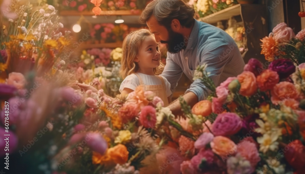 Happy fathers day. Celebration of fatherhood a family relations. Generative AI illustrations Happy fathers day. Celebration of fatherhood a family relations. Generative AI illustrations