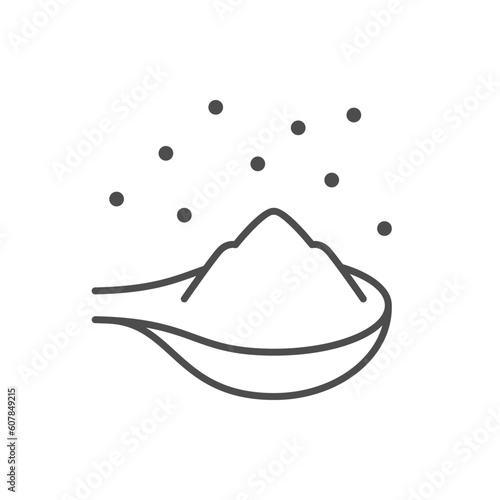 Bulk product line outline icon