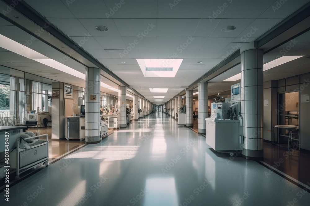 Hospitals and medical centers have a very characteristic professional photography ai generated