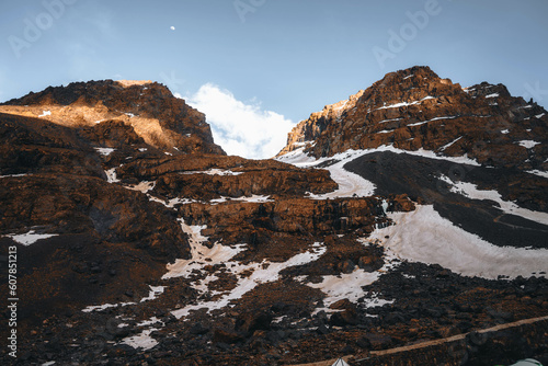 Moroccan winter ascent to the highest summit in northern Africa, Jebel Toubkal 