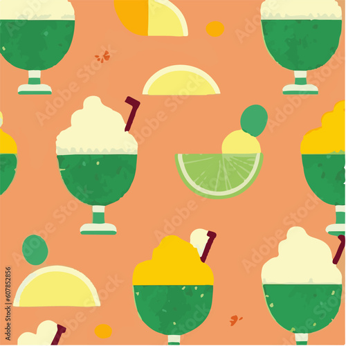 cute simple national margarita day pattern, cartoon, minimal, decorate blankets, carpets, for kids, theme print design
