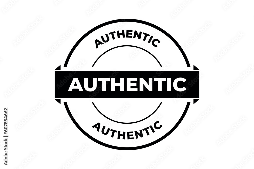 Obraz premium authentic stamp vector, sign. seal