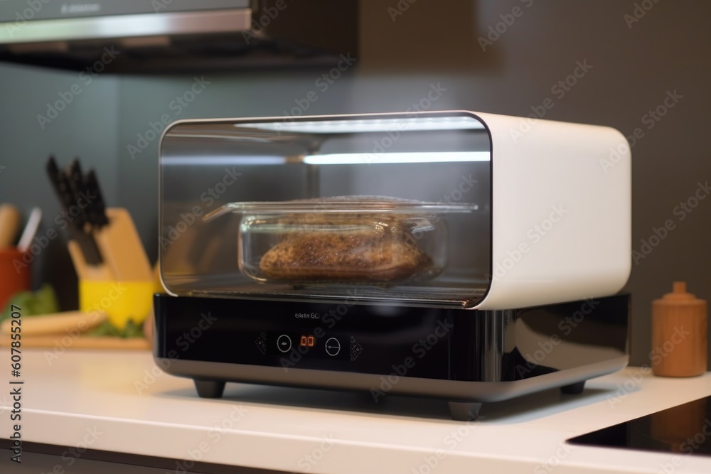 smart oven that monitors and adjusts cooking temperature based on food type and desired doneness, created with generative ai smart oven that monitors and adjusts cooking temperature based on food type and desired doneness, created with generative ai