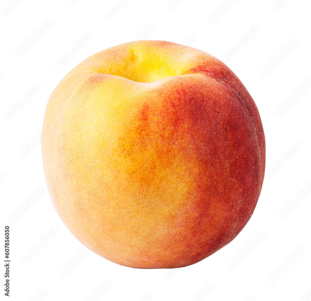 Peach isolated Peach isolated