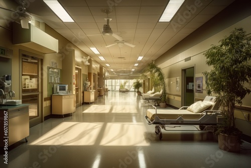 Hospitals and medical centers have a very characteristic professional photography ai generated photo