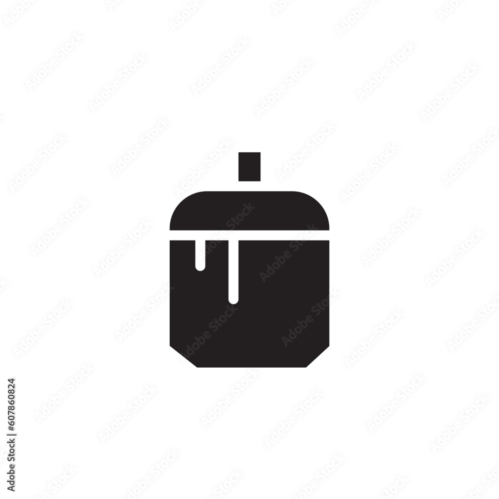 Obraz premium Pan Cooking Kitchen Solid Icon