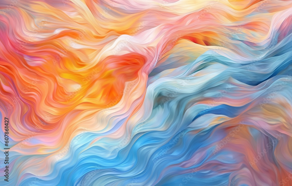 Futuristic chromatic waves Futuristic chromatic waves