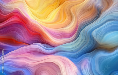 Futuristic chromatic waves
