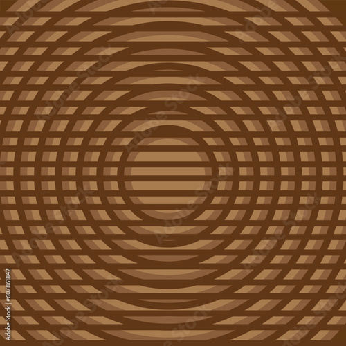 Seamless vector background. Brown and beige geometric pattern.