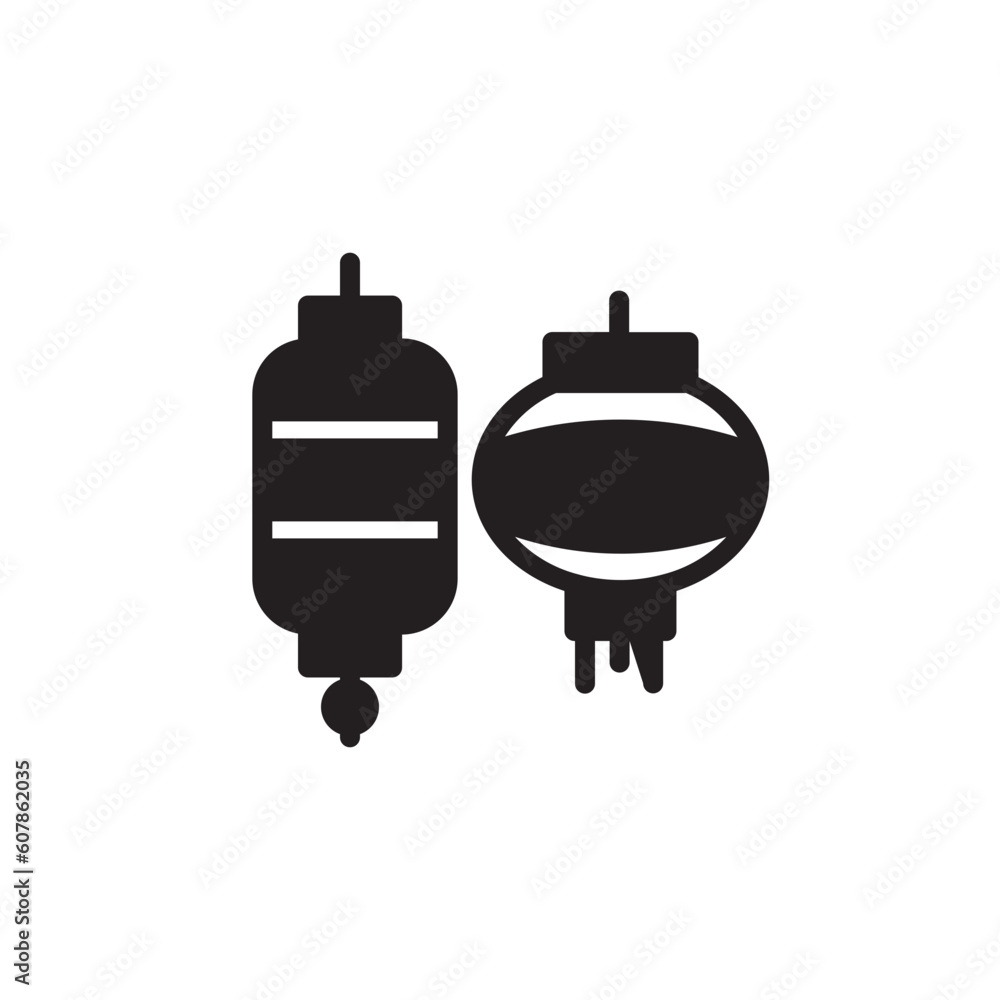 Obraz premium Chinese Decoration Japanese Solid Icon