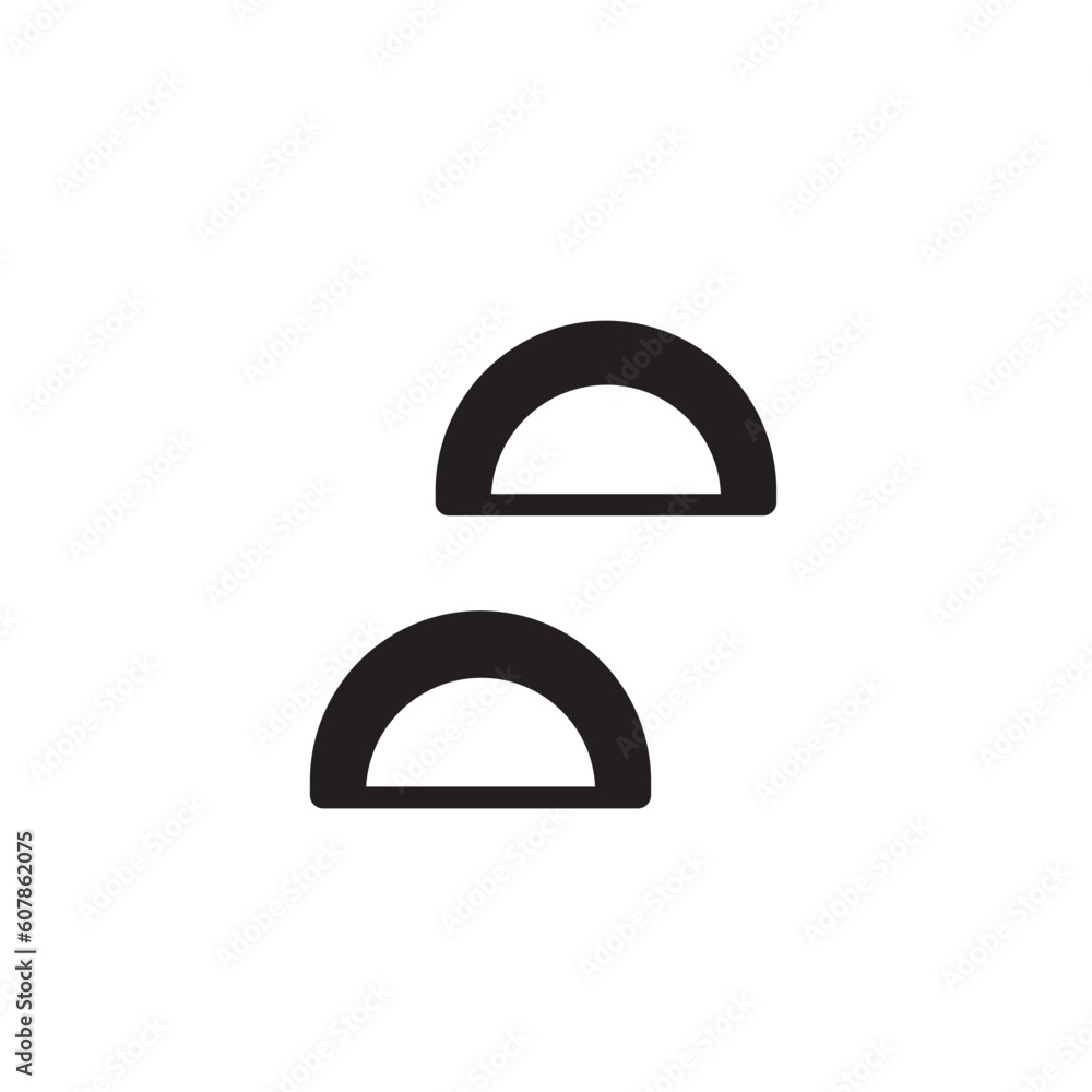 Obraz premium Chinese Food Japanese Solid Icon