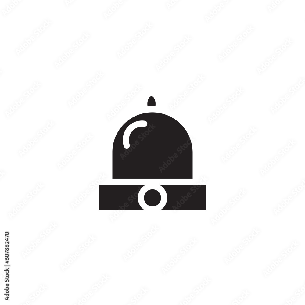 Fototapeta premium Chinese Culture Hat Solid Icon