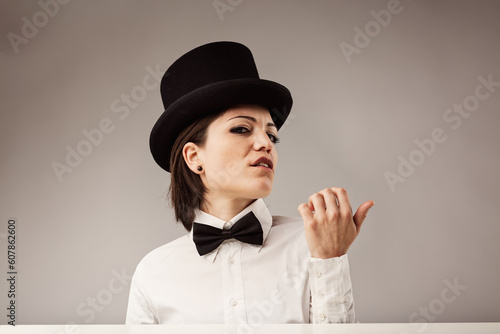 The best, disdainful gaze, self-proclaimed superiority in coolne