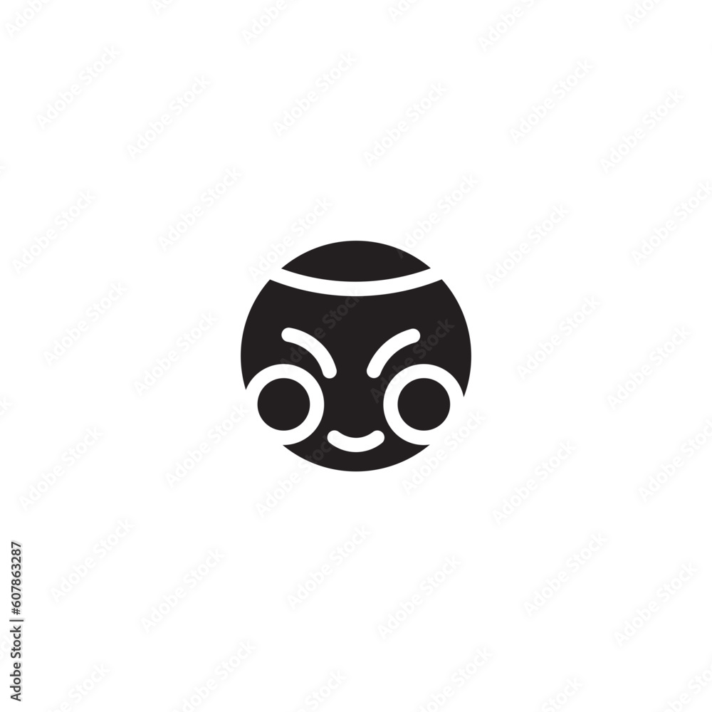 Avatar Boy Chinese Solid Icon Avatar Boy Chinese Solid Icon
