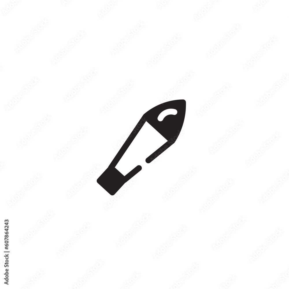 Brush Calligraphy Chinese Solid Icon Brush Calligraphy Chinese Solid Icon