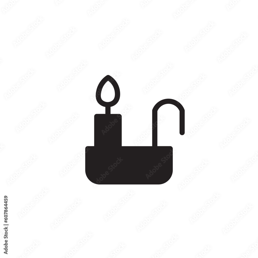 Hand Lam Light Solid Icon Hand Lam Light Solid Icon