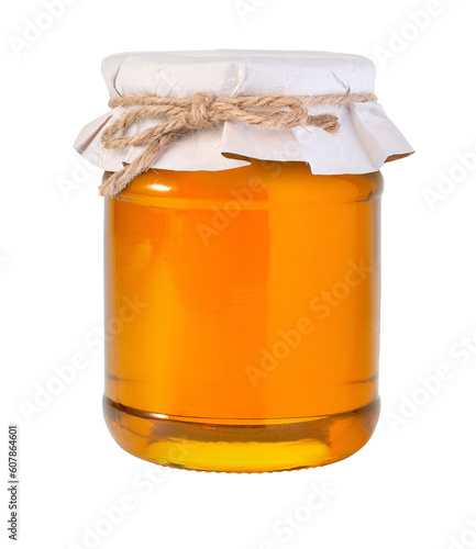 honey jar isolated