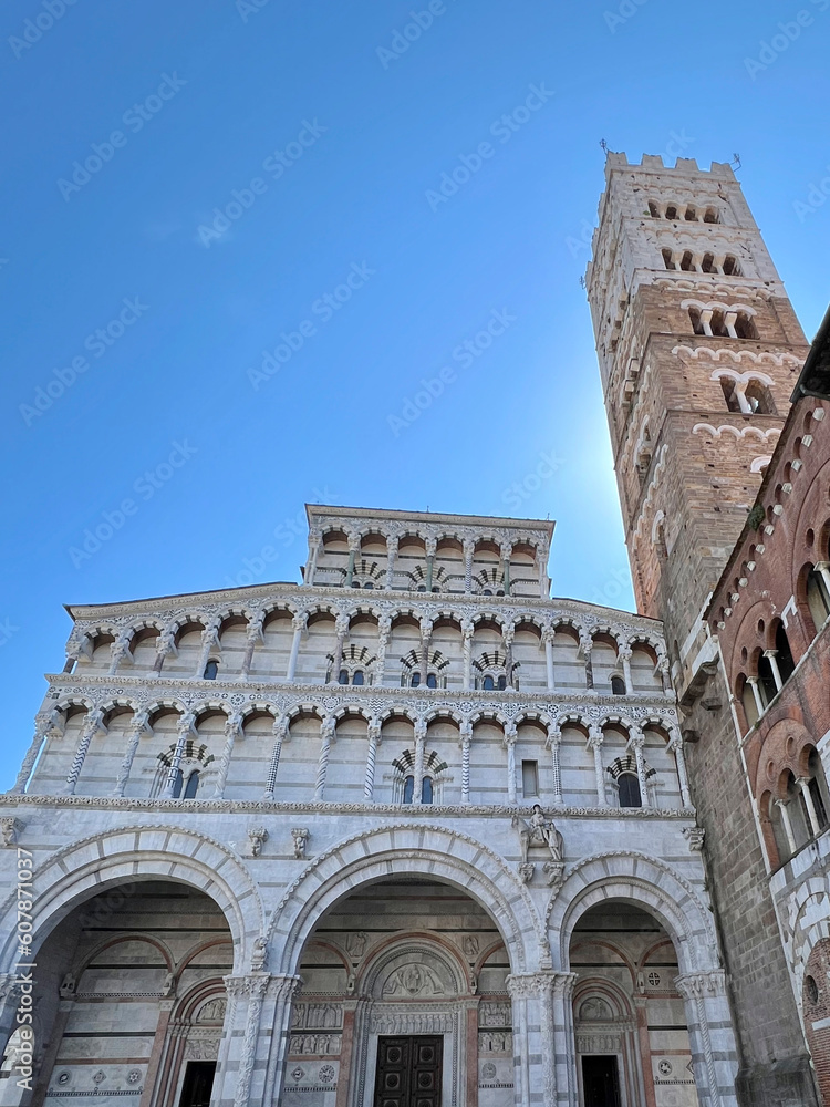 Lucca Cathedral is a Roman Catholic cathedral dedicated to Saint Martin of Tours in Lucca, Italy Lucca Cathedral is a Roman Catholic cathedral dedicated to Saint Martin of Tours in Lucca, Italy