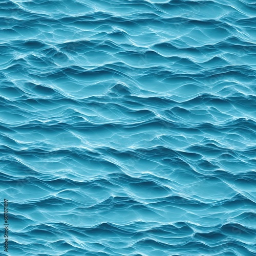 Ocean waves texture, seamless pattern