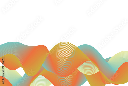 Abstract smooth lines background is a visually captivating and versatile design element that is widely used in a variety of creative projects
