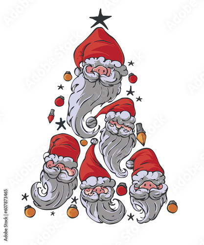 Santa Claus New Year Christmas Fun Celebration Gifts