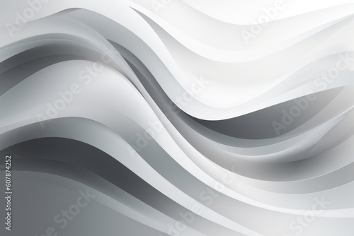 Abstract gray and white background, Generative ai