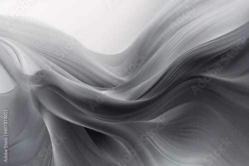 Abstract gray and white background, Generative ai © Marius