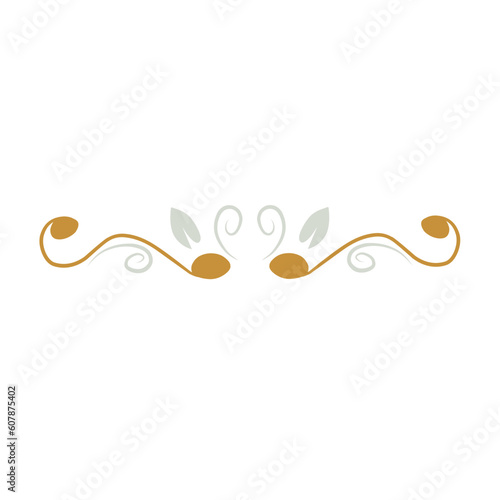 Luxury Golden Vintage Ornament, Beautiful Decoration Ornament 