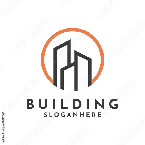 Elegant building  architecture logo design
