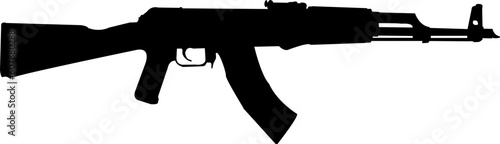 assault rifle illustration