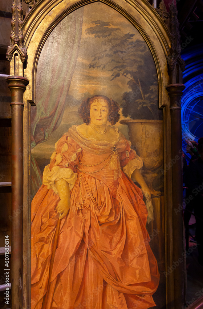 Naklejka premium London, UK; October 23, 2013; Warner Bros Studios London tour, with the sets and original material of the Harry Potter movies.