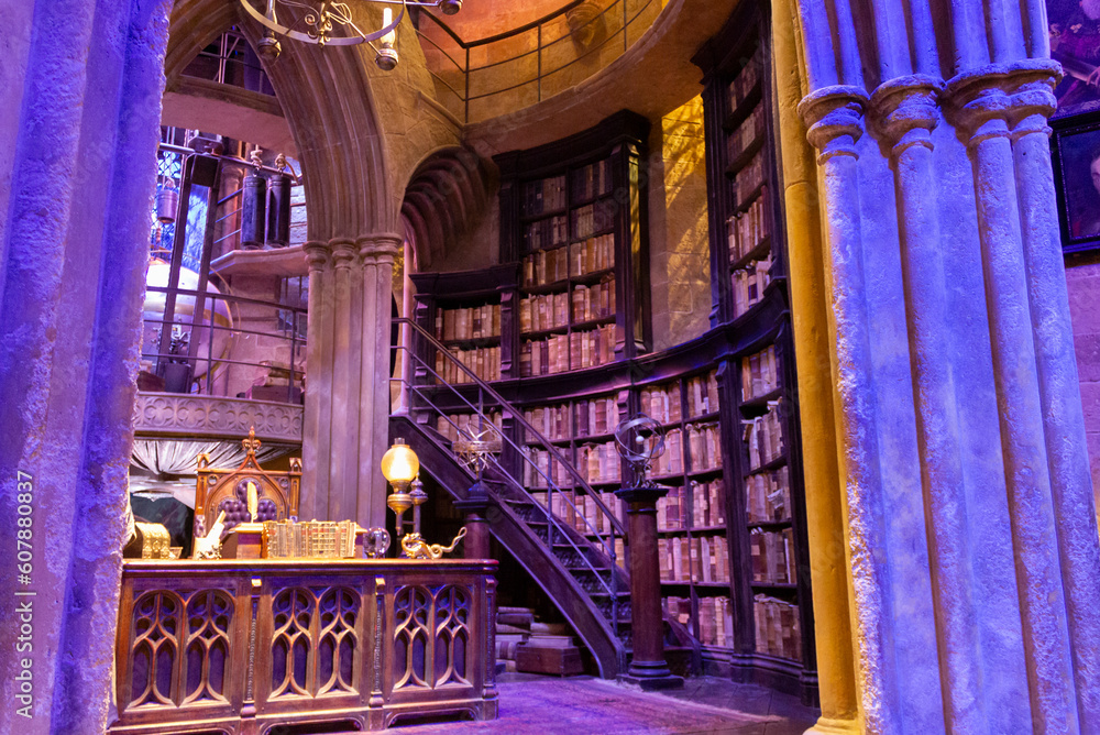 Fototapeta premium London, UK; October 23, 2013; Warner Bros Studios London tour, with the sets and original material of the Harry Potter movies.