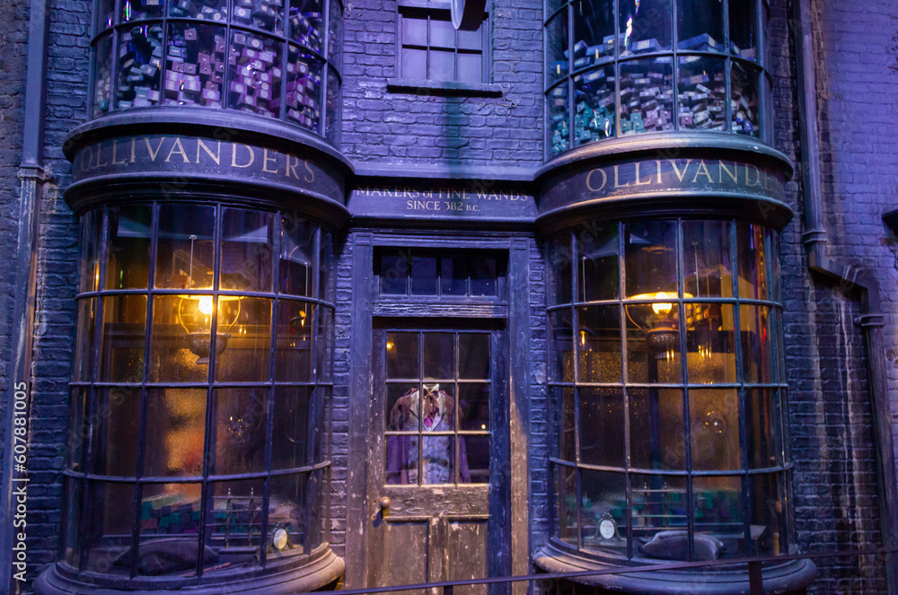 Fototapeta premium London, UK; October 23, 2013; Warner Bros Studios London tour, with the sets and original material of the Harry Potter movies.