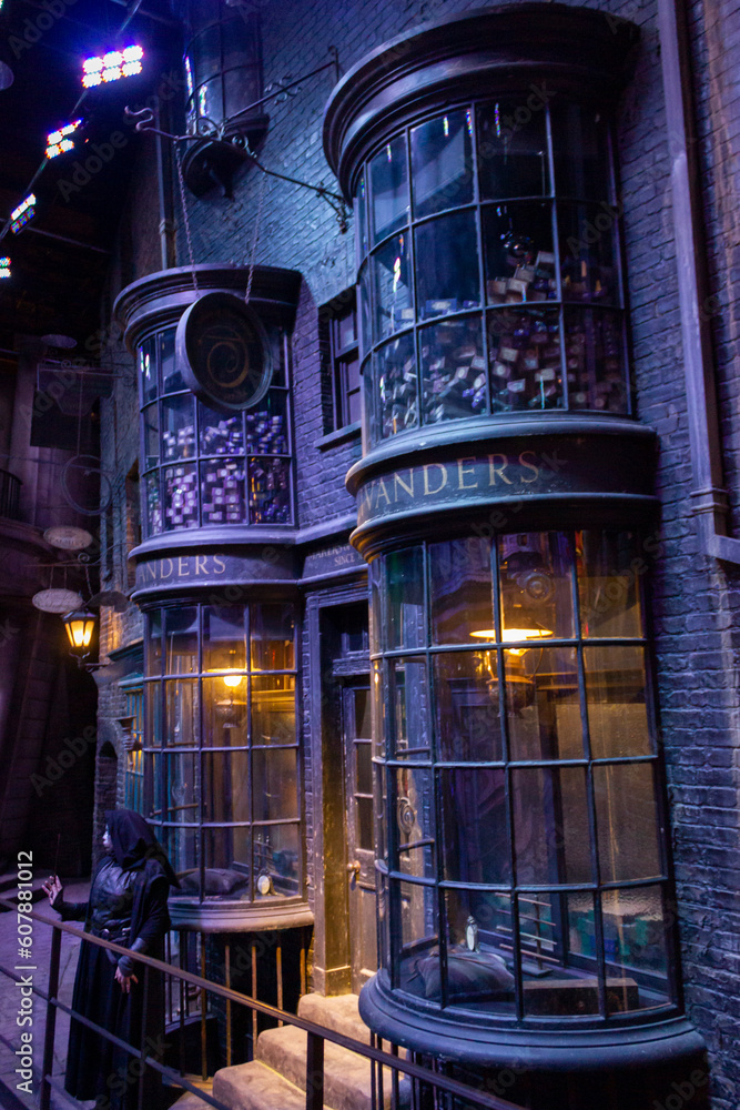 Fototapeta premium London, UK; October 23, 2013; Warner Bros Studios London tour, with the sets and original material of the Harry Potter movies.