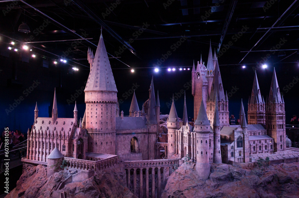 Fototapeta premium London, UK; October 23, 2013; Warner Bros Studios London tour, with the sets and original material of the Harry Potter movies.