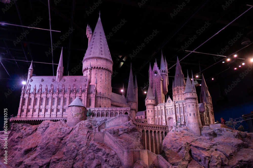 Naklejka premium London, UK; October 23, 2013; Warner Bros Studios London tour, with the sets and original material of the Harry Potter movies.