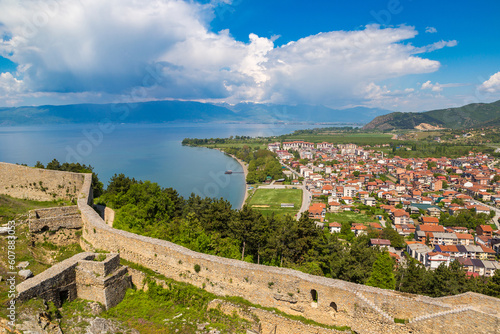 Fortress of tzar Samuel in Ohrid photo