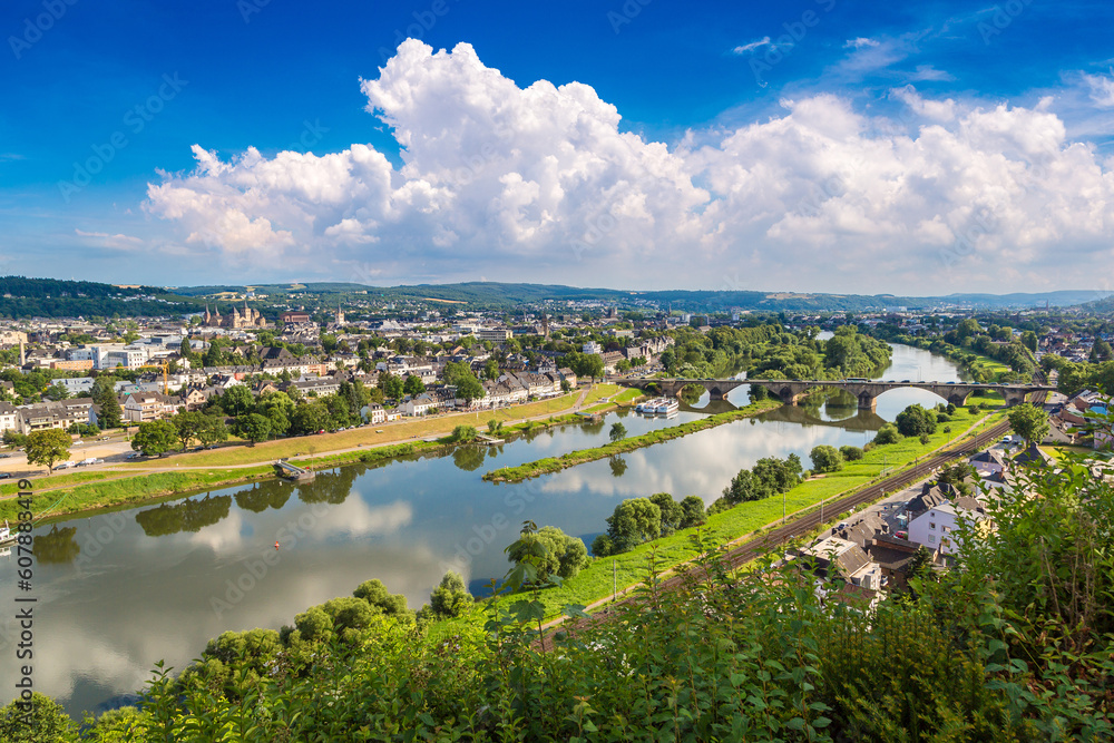 Fototapeta premium Panoramic view of Trier