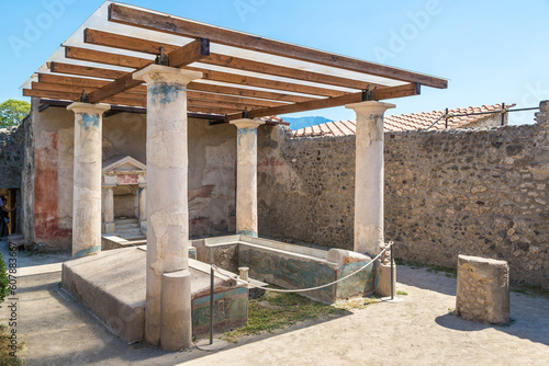 Pompeii city in Italy