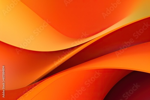 a colorful orange abstract wallpaper,. Generative AI